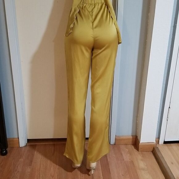 Emory Park Jumpsuit small gree second skin pre-owned - Picture 7 of 15